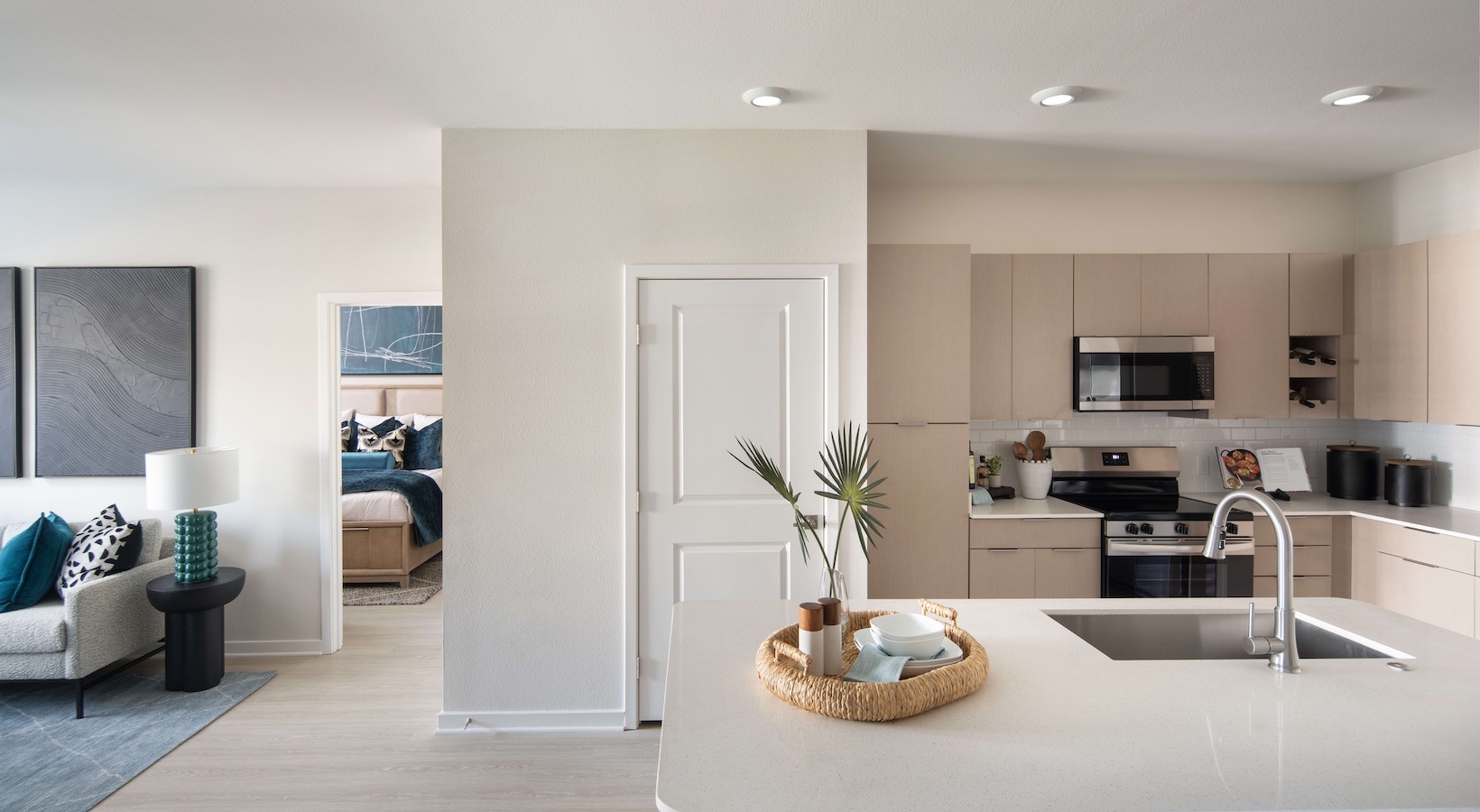 First Floor Apartments feature Plank Flooring Throughout